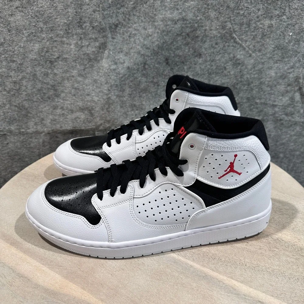 Nike Jordan Access Men's Athletic Sneakers Size 14 White Black Red AR3762-101